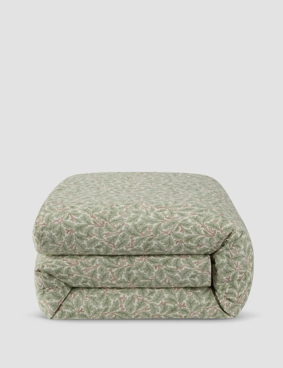 Pure Cotton Leaf Print Duvet Cover