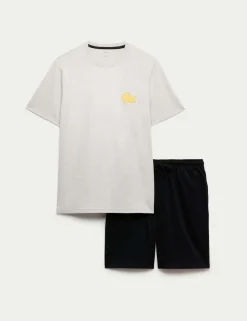 Pure Cotton Lemon Graphic Pyjama Set