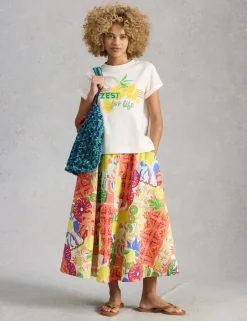 Pure Cotton Lemon Graphic T-Shirt