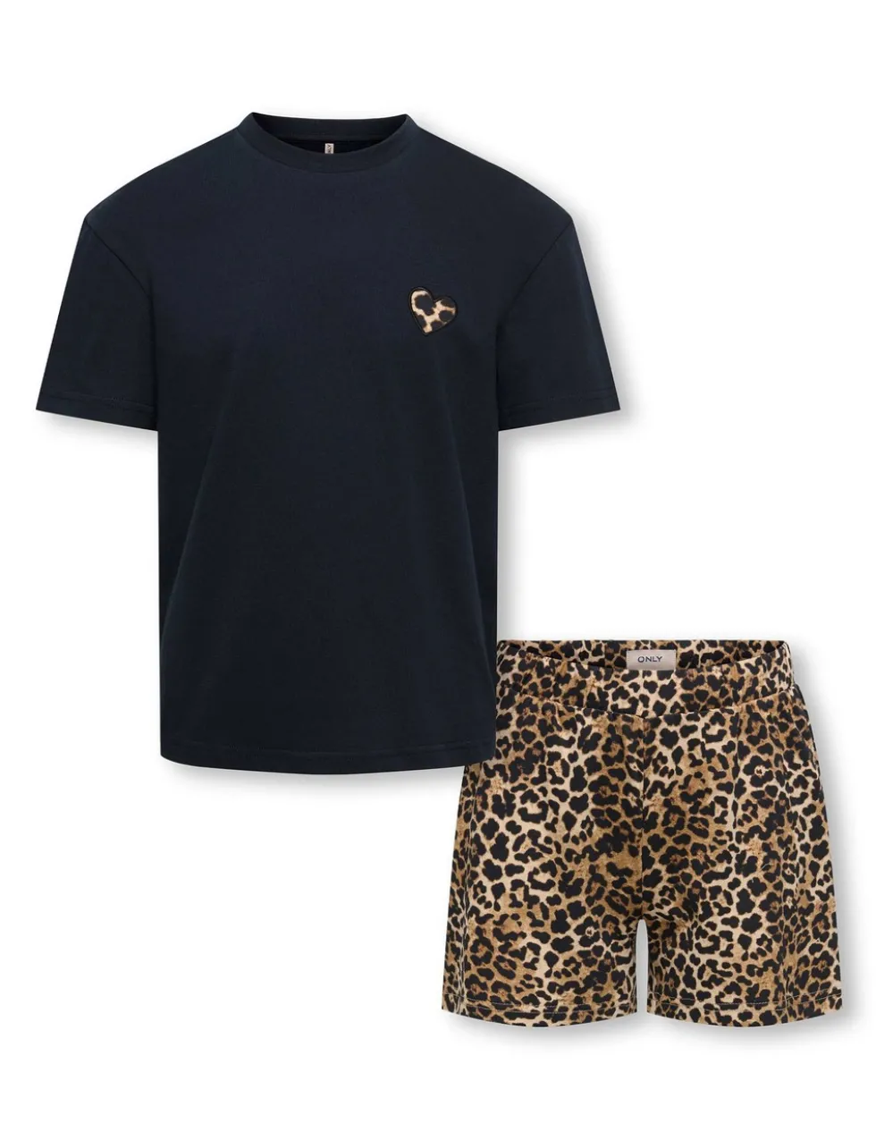 Pure Cotton Leopard Print Pyjamas (7-14 Yrs)