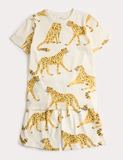 Pure Cotton Leopard Pyjamas (1-16 Yrs)