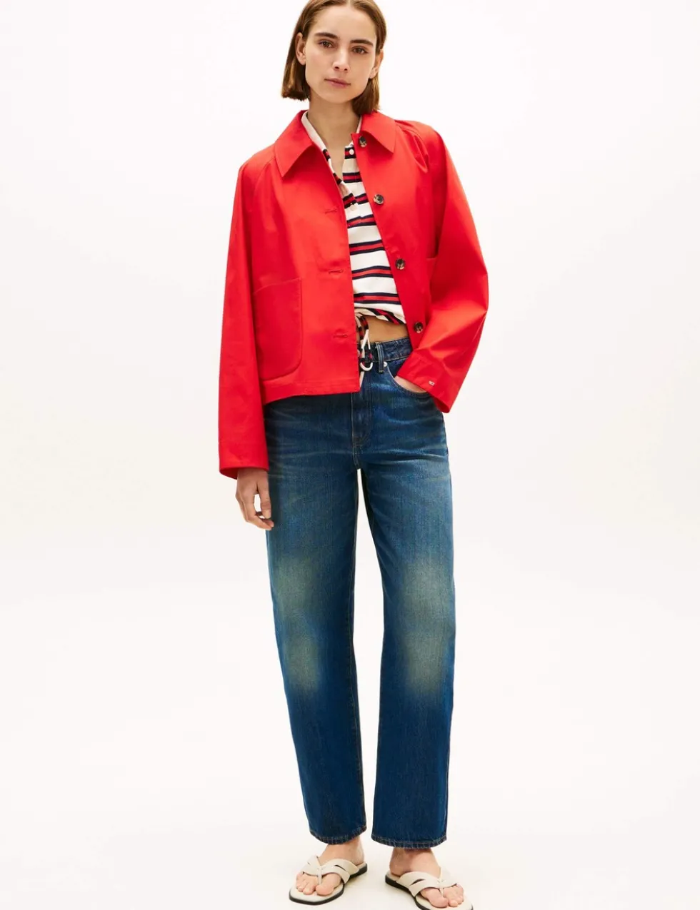 Pure Cotton Lightweight Short Jacket
