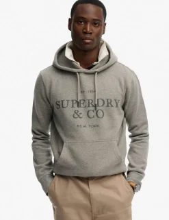 Pure Cotton Logo Drawstring Hoodie