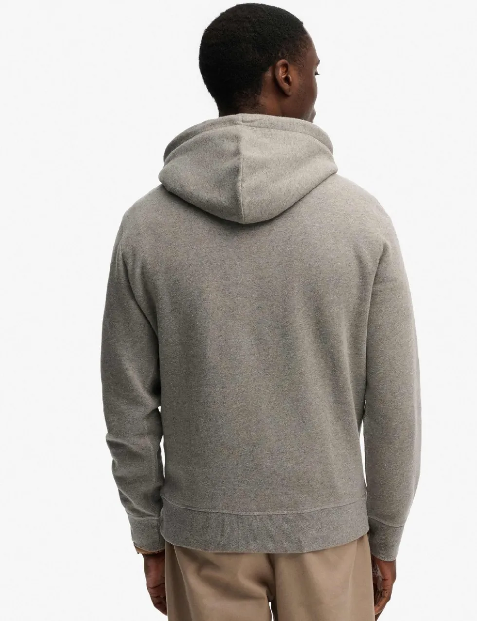 Pure Cotton Logo Drawstring Hoodie