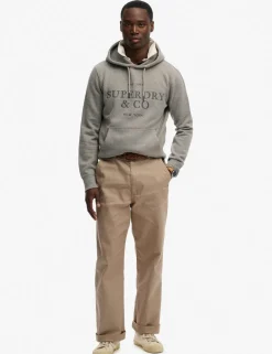 Pure Cotton Logo Drawstring Hoodie