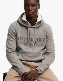 Pure Cotton Logo Drawstring Hoodie