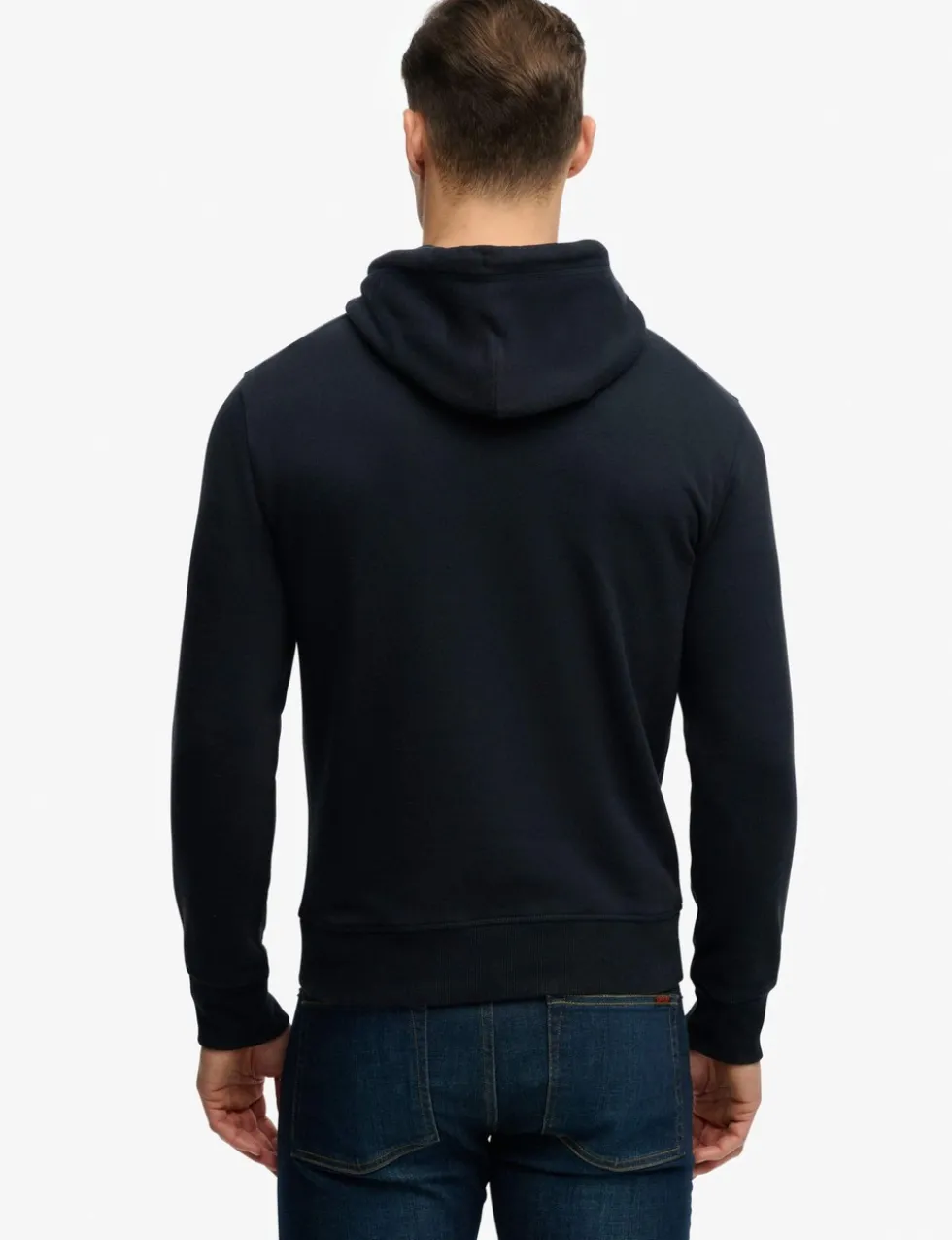 Pure Cotton Logo Drawstring Hoodie