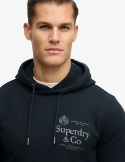 Pure Cotton Logo Drawstring Hoodie