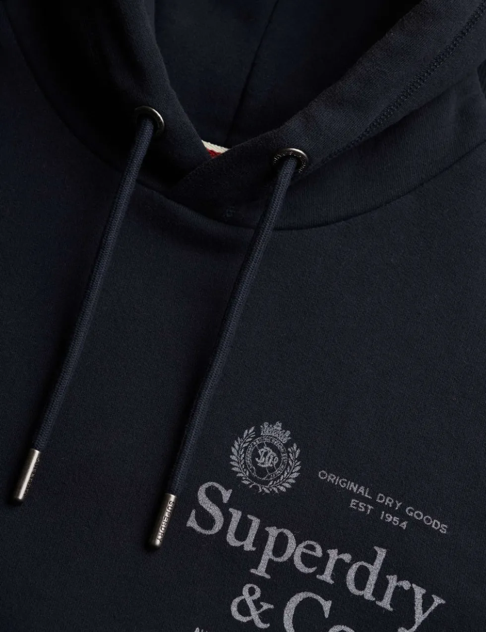 Pure Cotton Logo Drawstring Hoodie