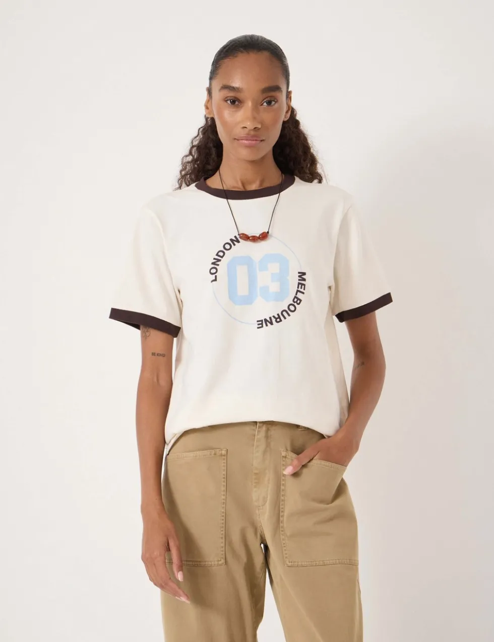 Pure Cotton London to Melbourne Graphic T-Shirt
