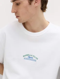 Pure Cotton Marbella Villas Graphic T-Shirt