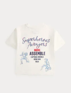 Pure Cotton Marvel™ Avengers™ T-shirt (2-8 Yrs)