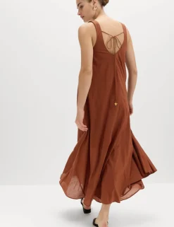 Pure Cotton Maxi Volume Beach Dress