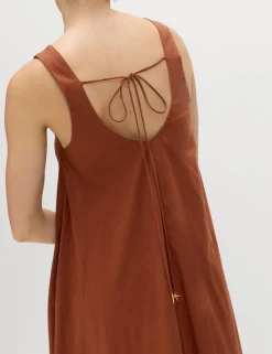 Pure Cotton Maxi Volume Beach Dress