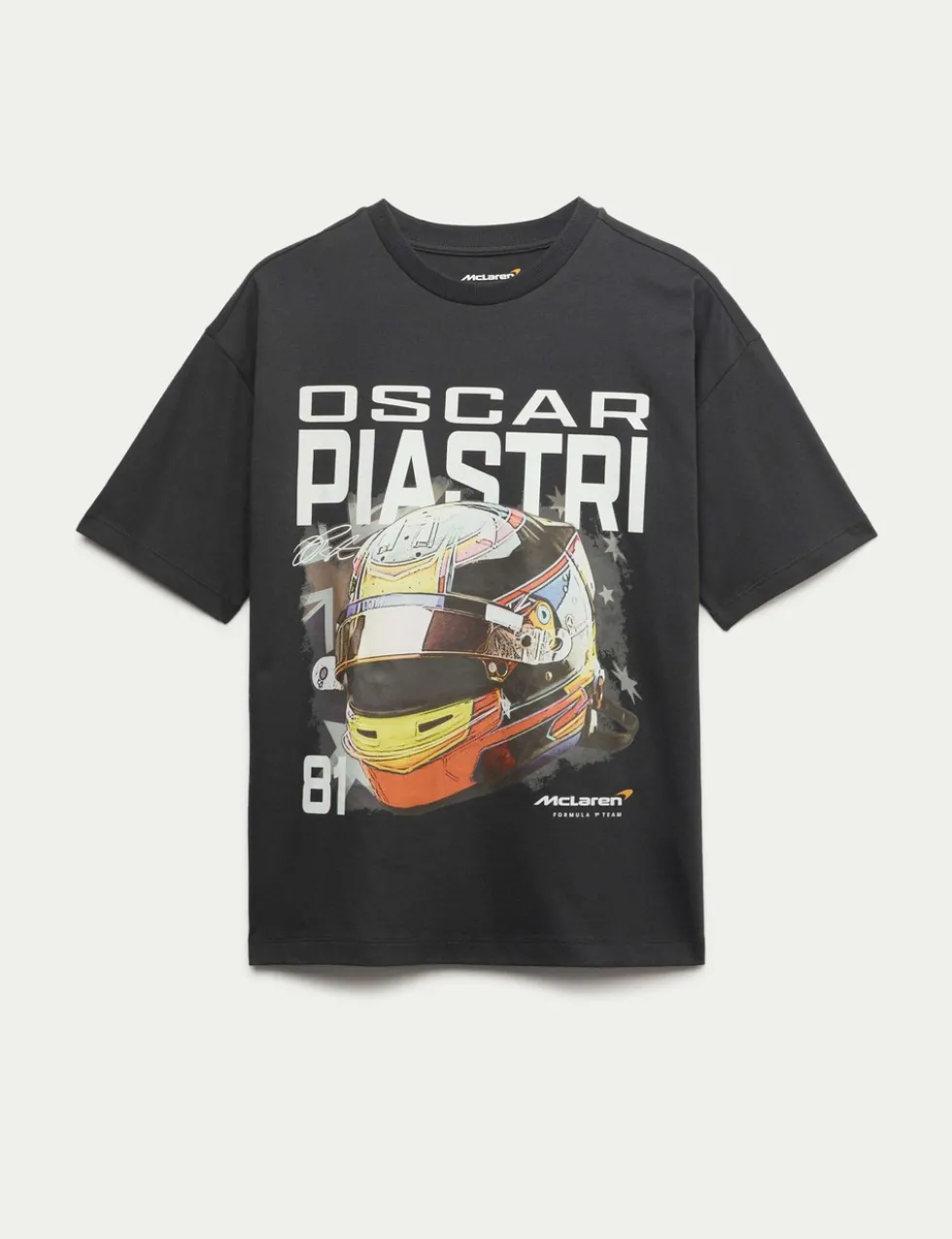 Pure Cotton McLaren™ F1 Team Oscar Piastri T-Shirt (6-16 Yrs)