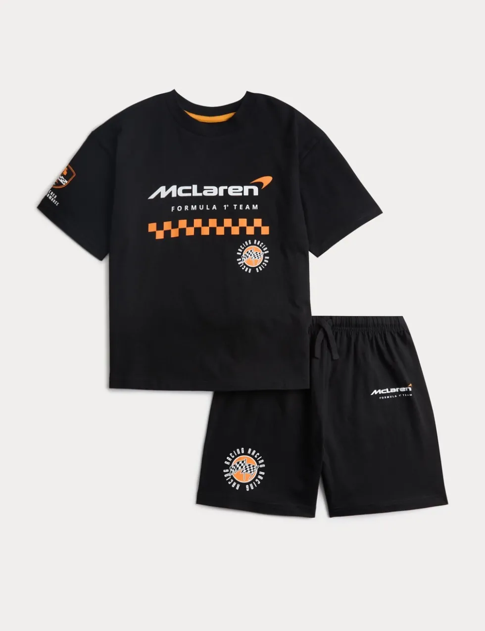 Pure Cotton McLaren™ Short Pyjamas (6-16 Yrs)