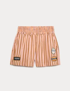 Pure Cotton McLaren Striped Shorts (6-16 Yrs)
