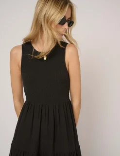 Pure Cotton Midaxi Tiered Dress