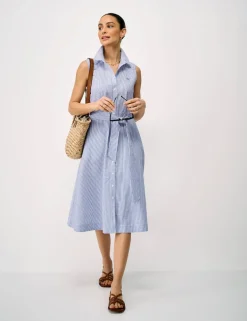 Pure Cotton Midi Shirt Dress