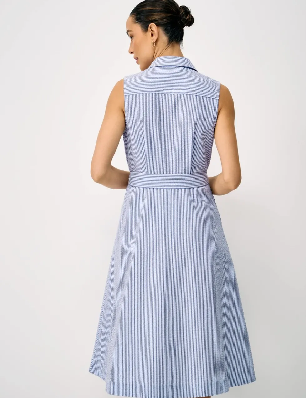 Pure Cotton Midi Shirt Dress