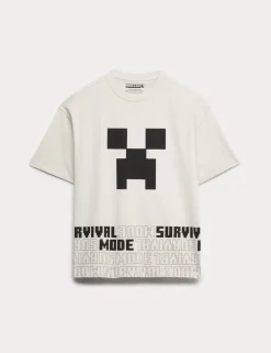 Pure Cotton Minecraft™ T-Shirt (6-16 Yrs)