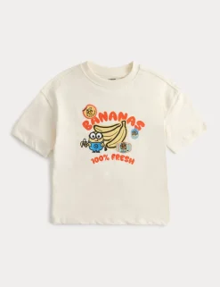 Pure Cotton Minions™ Banana Graphic T-Shirt (2-8 Yrs)
