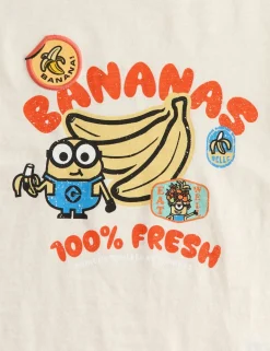 Pure Cotton Minions™ Banana Graphic T-Shirt (2-8 Yrs)