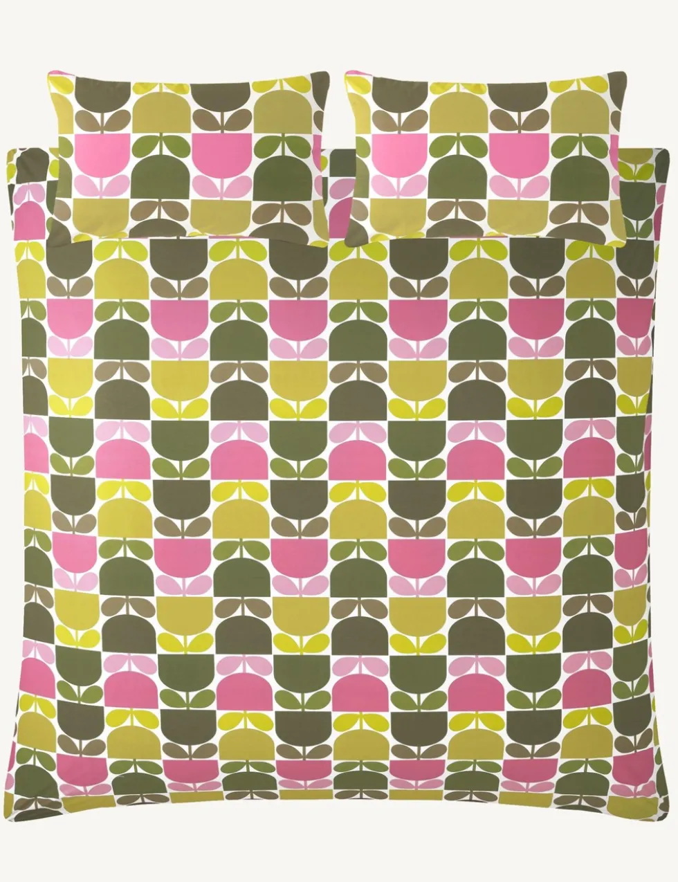 Pure Cotton Multi Block Stem Bedding Set