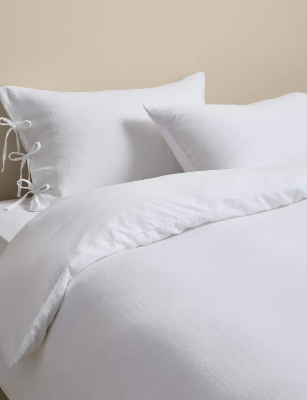 Pure Cotton Muslin Dobby Bedding Set