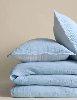 Pure Cotton Muslin Reversible Bedding Set