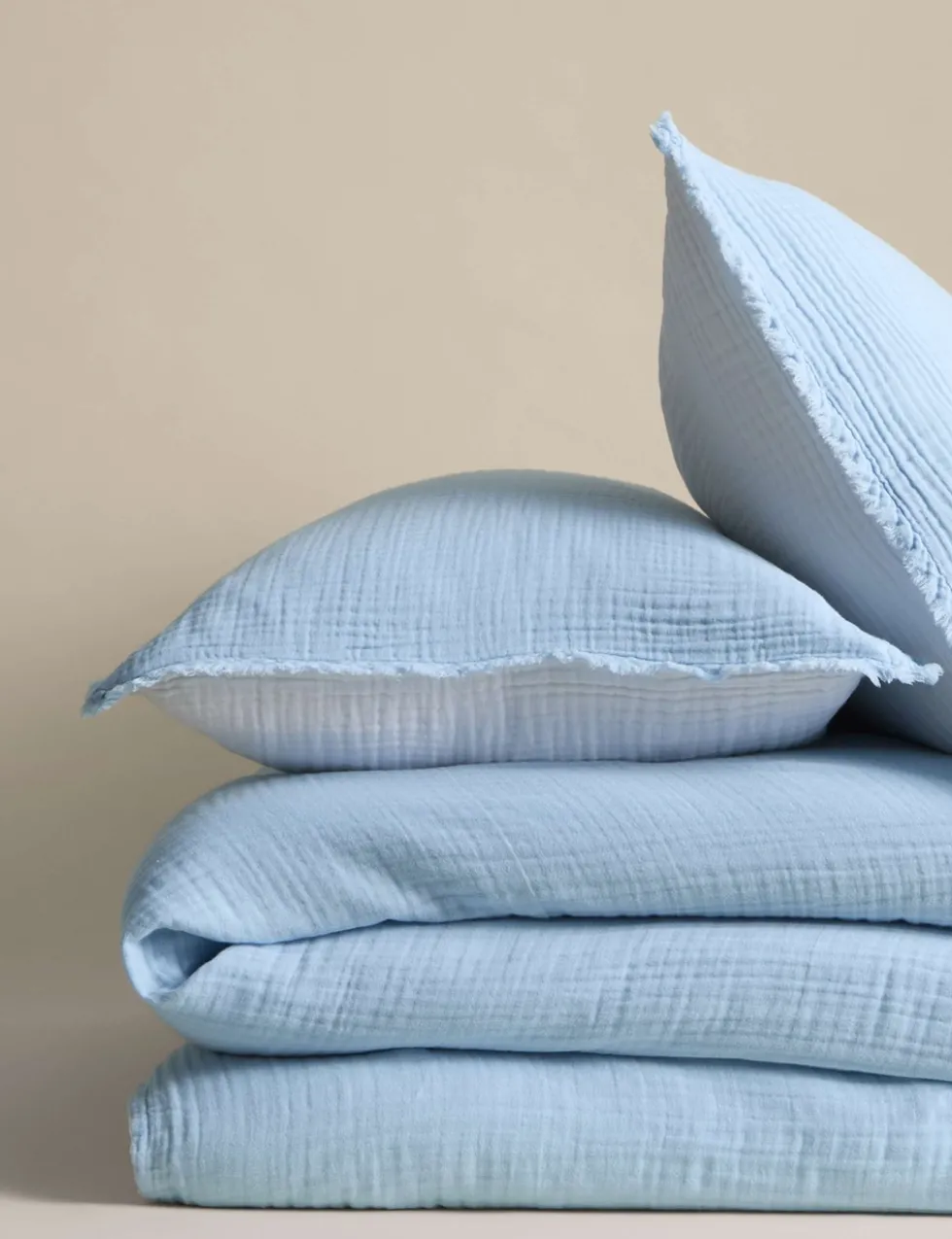 Pure Cotton Muslin Reversible Bedding Set