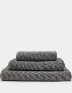 Pure Cotton Narrow Striped Towel