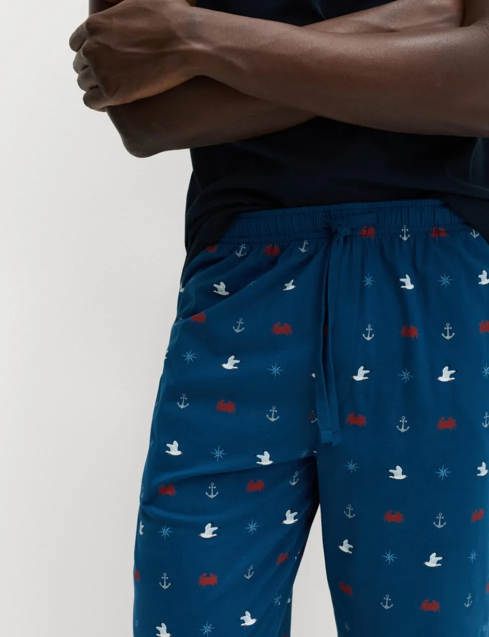 Pure Cotton Nautical Print Pyjama Set