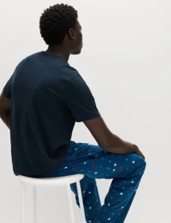 Pure Cotton Nautical Print Pyjama Set