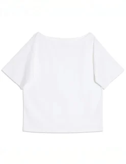 Pure Cotton Off The Shoulder T-Shirt