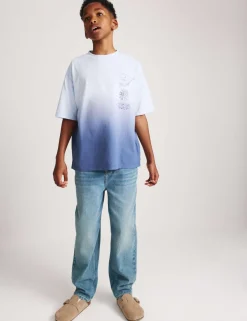 Pure Cotton Ombre Graphic T-Shirt (6-16 Yrs)