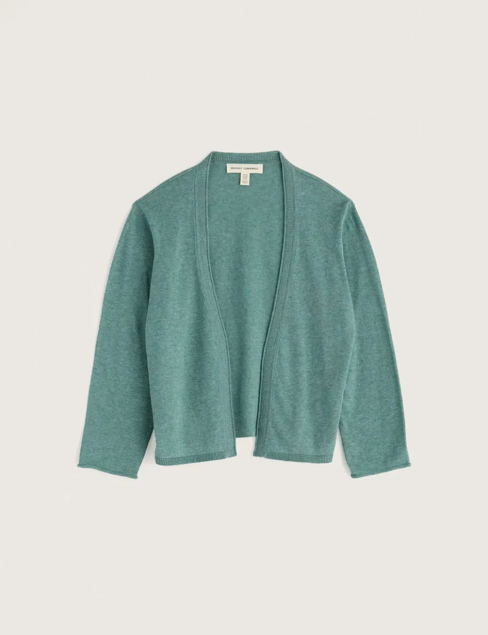 Pure Cotton Open Front Cardigan