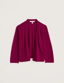 Pure Cotton Open Front Cardigan