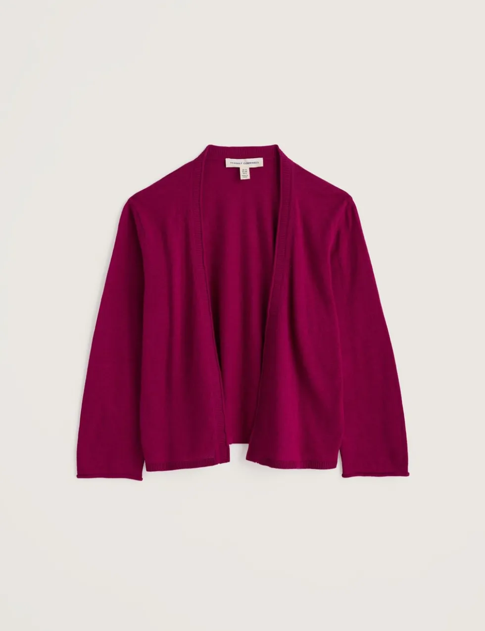 Pure Cotton Open Front Cardigan