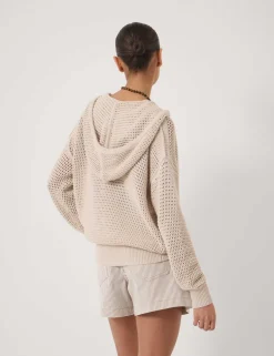 Pure Cotton Openstitch V-Neck Hoodie