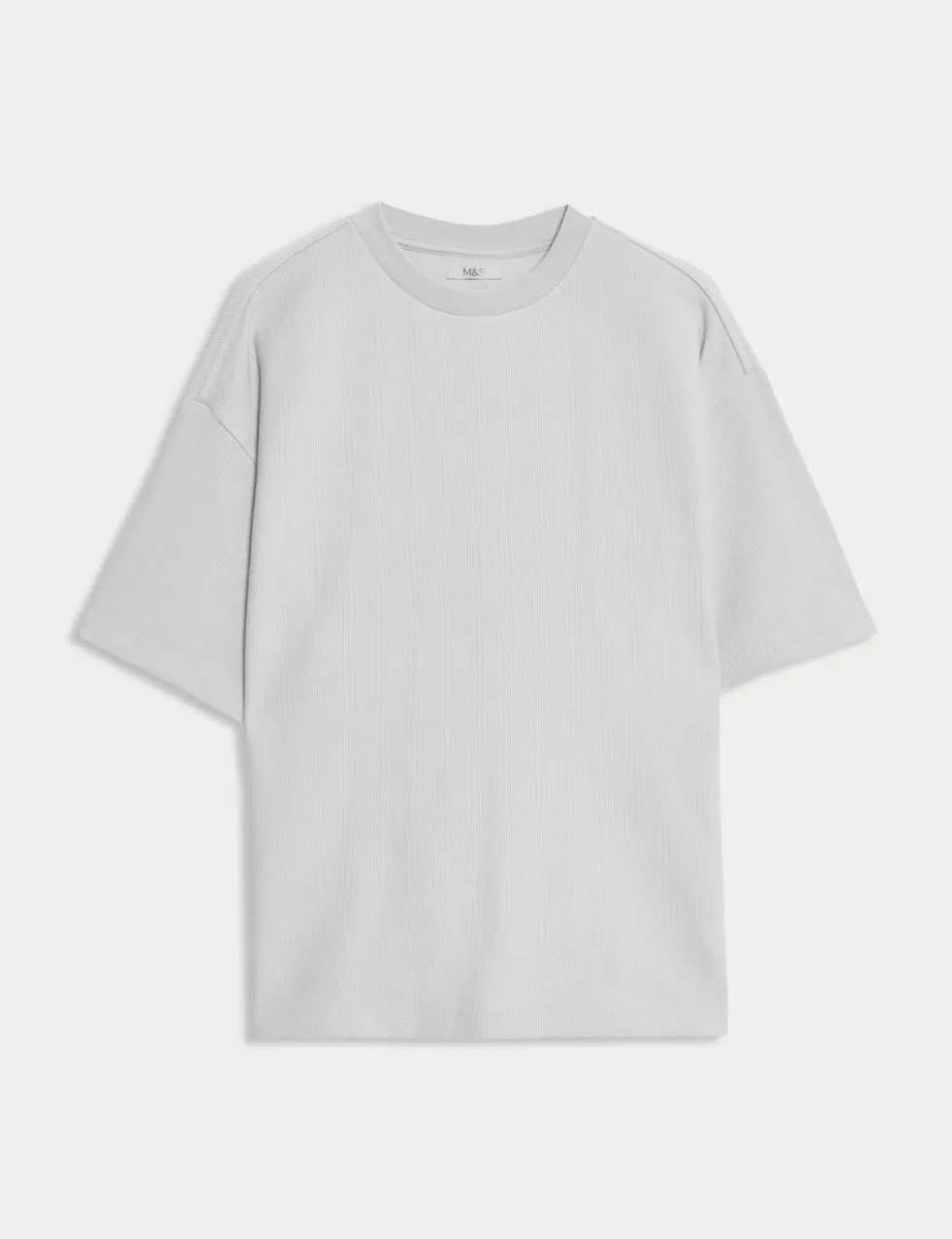 Pure Cotton Ottoman Textured T-shirt (6-16 Yrs)