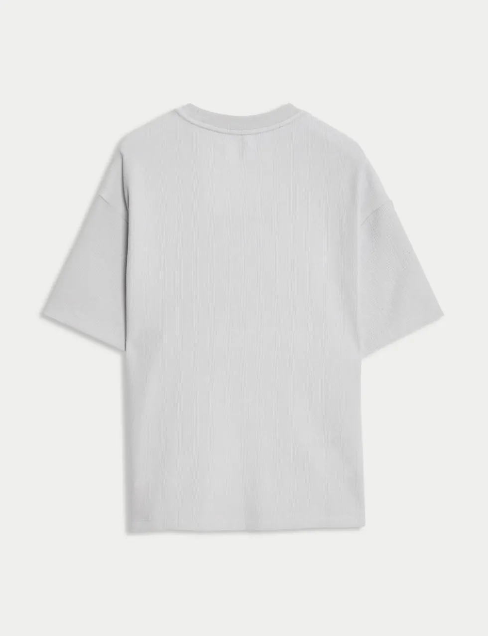 Pure Cotton Ottoman Textured T-shirt (6-16 Yrs)