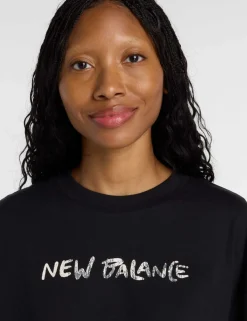 Pure Cotton Oversized Script Graphic T-Shirt