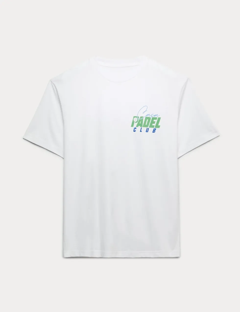 Pure Cotton Padel Graphic Crew Neck T-Shirt