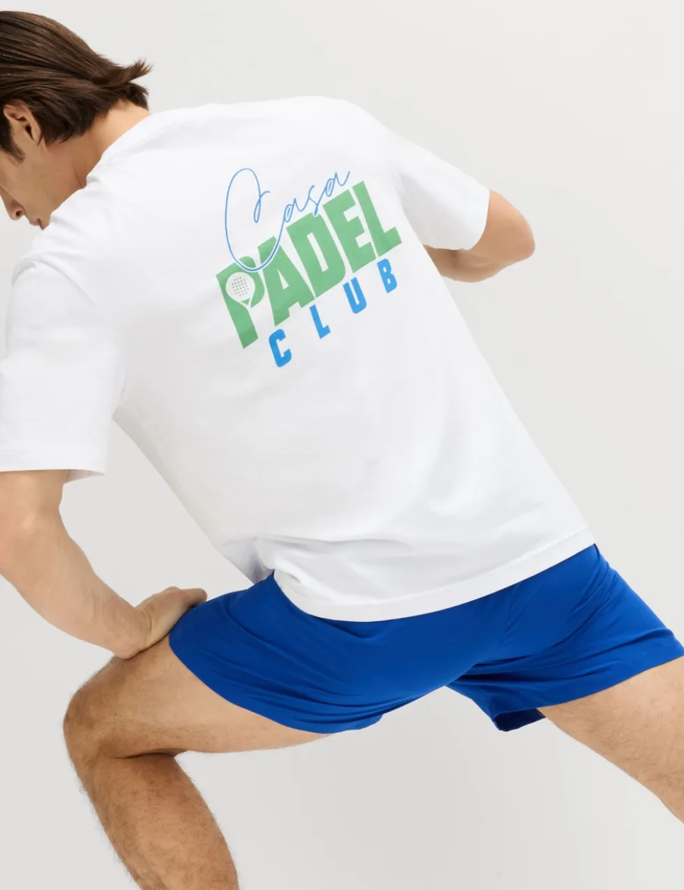 Pure Cotton Padel Graphic Crew Neck T-Shirt