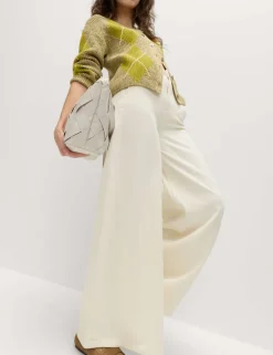 Pure Cotton Palazzo Trousers