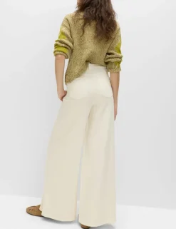 Pure Cotton Palazzo Trousers