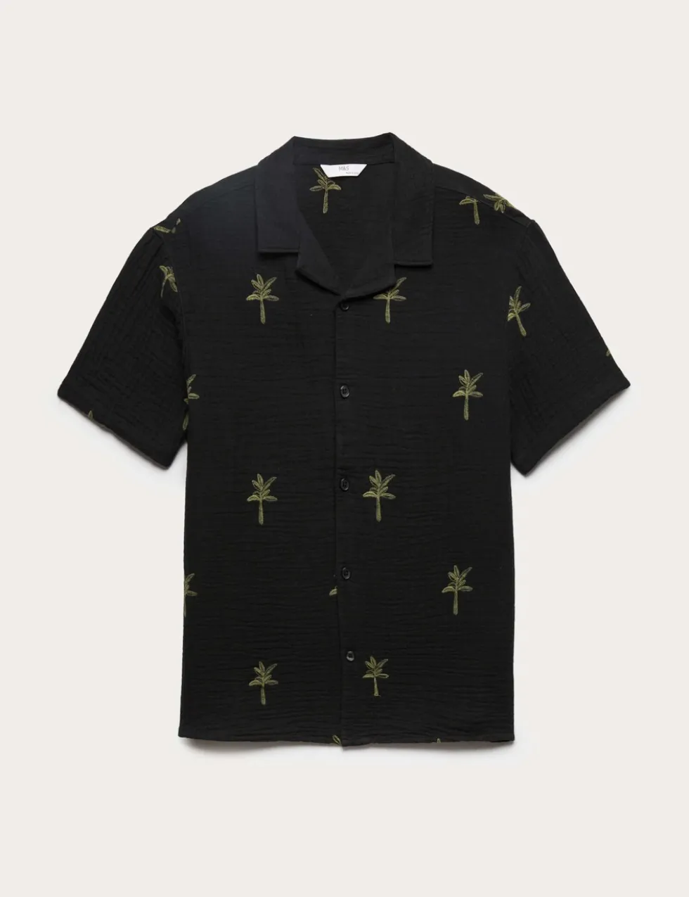 Pure Cotton Palm Tree Patterned Shirt (6-16 Yrs)