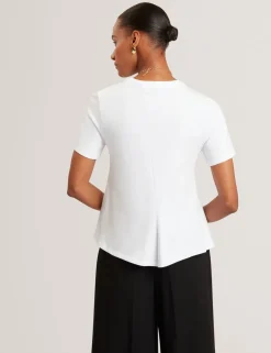 Pure Cotton Panel Detail Top