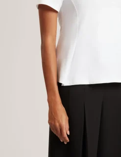 Pure Cotton Panel Detail Top